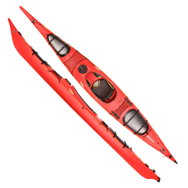 Seayak 490 Classic havskajak från Prijon i röd