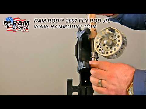 RAM Mounts, RAM-ROD 2007 Fly Rod Jr spöhållare för kajak med bas - C-kula - hqdefault 10 3