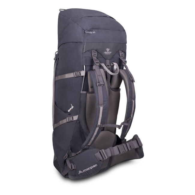 Macpac, Cascade, ryggsäck för vandring - 65 liter - macpac cascade 65 back 1