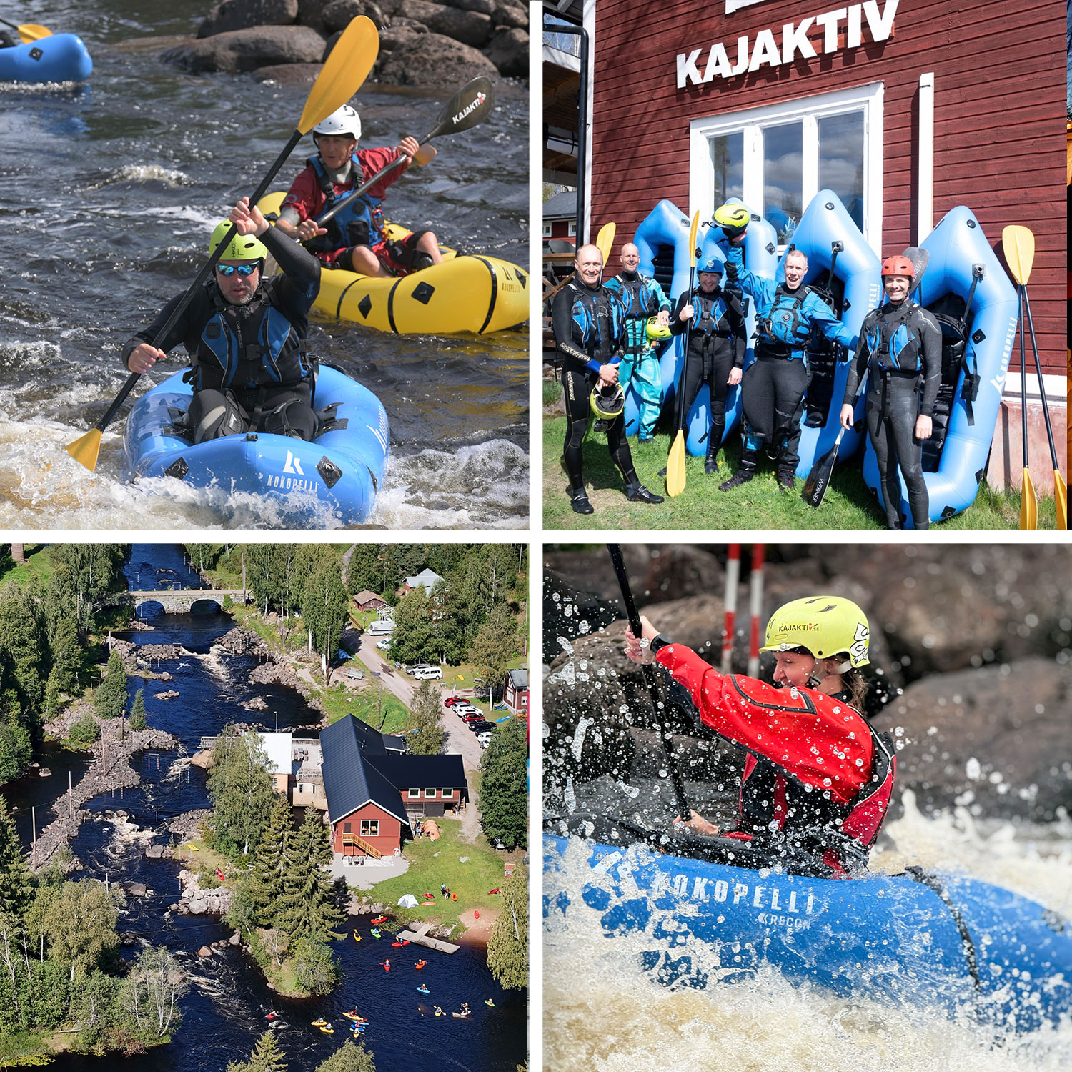 paddla fors på ett tryggt och säkert sätt med vänner eller familjen erbjuder vi dagsturer i Packraft ett stenkast från vår butik i Dala-Floda