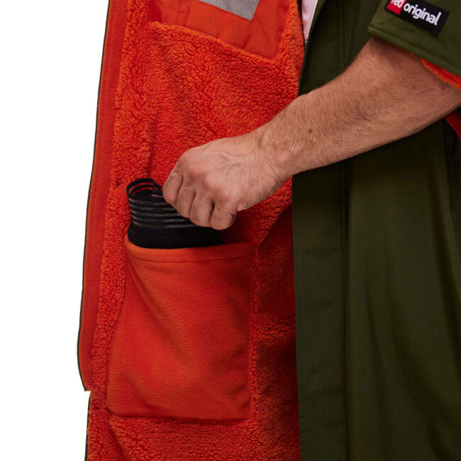 Red Original Co, Pro Change Robe, kortärmad ombytesrock - Grön - Red Original Short Sleeve Parker Green GREEN SHORT SLEEVE MALE 11