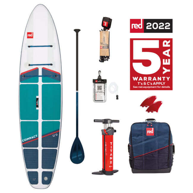 Red Paddle Co, 11´0 Compact, SUP-bräda Paket - sup bräda Compact 110 USA Package 2022
