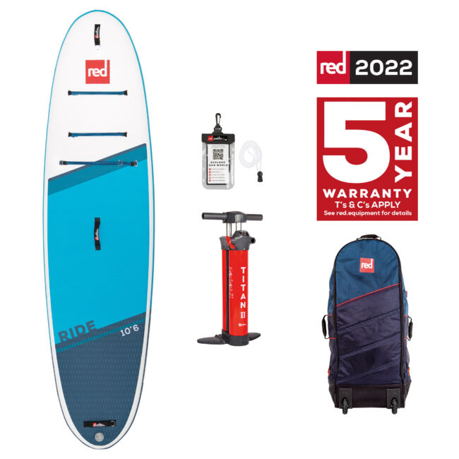 Red Paddle Co, 10´6 Ride MSL, SUP-bräda - sup bräda Ride 106 USA Package 2022