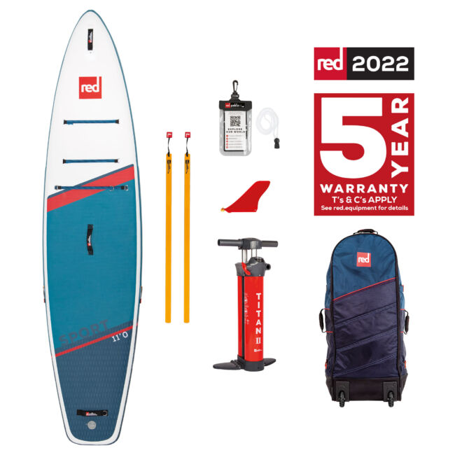 Red Paddle Co, 11´0 Sport MSL, SUP-bräda - sup bräda Sport 110 USA Package 2022