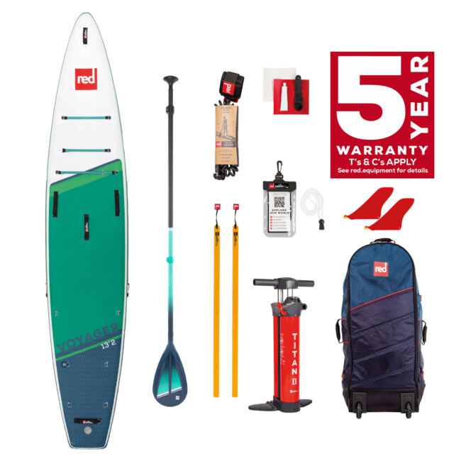 Red Paddle Co, 13'2 Voyager MSL, SUP-bräda - sup bräda Voyager 132 Cruise Tough Package 2022