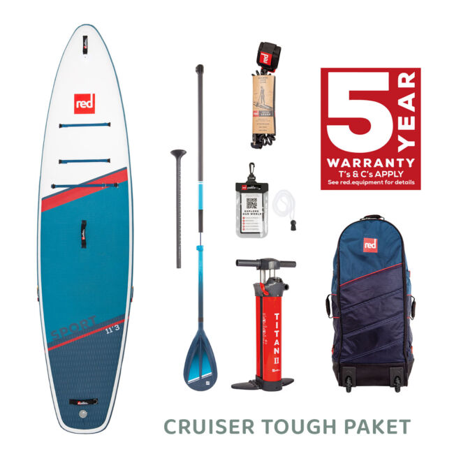 Red Paddle Co, 11´3 Sport MSL, SUP-bräda - sup bräda red paddle co Sport11.3.blue Hybrid paket 2022