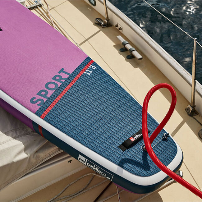 Red Paddle Co, 11'3 Sport MSL - Violett, SUP-bräda - sup bräda red paddle co Sport11.3.lila lifestyle1 2022