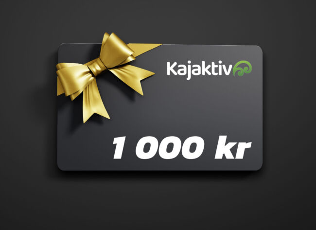 Presentkort: 1 000 kr - presentkort kajaktiv 1000