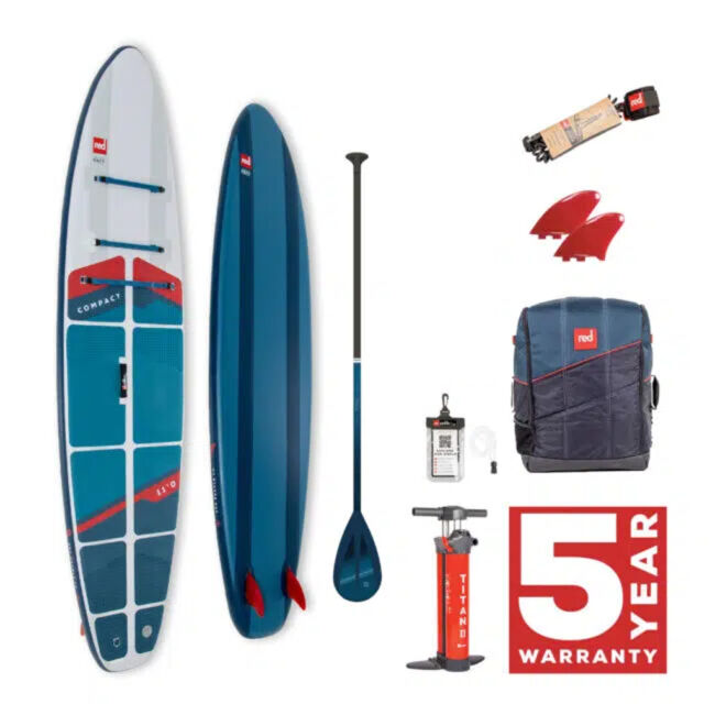 Red Paddle Co, 11´0 Compact, SUP-bräda - Paket - Red Paddle Co Compact 11.0