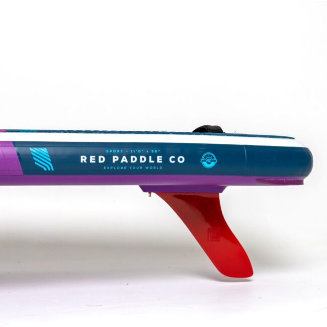 Red Paddle Co, 11´0 Sport MSL - Violett, SUP-bräda - Paket - Red Paddle Co Sport 11.0 Purple Lila Violett fran sidan bak