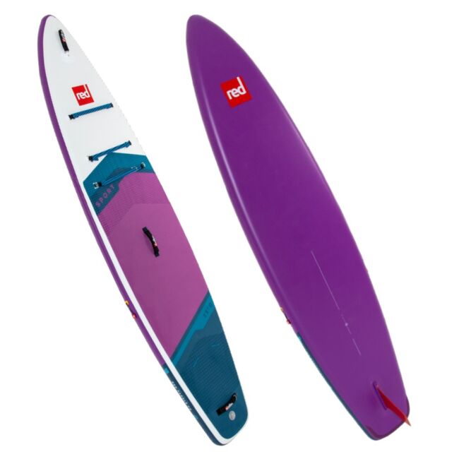 Red Paddle Co, 11´0 Sport MSL - Violett, SUP-bräda - Paket - Red Paddle Co Sport 11.0 Purple Lila Violett ovan under