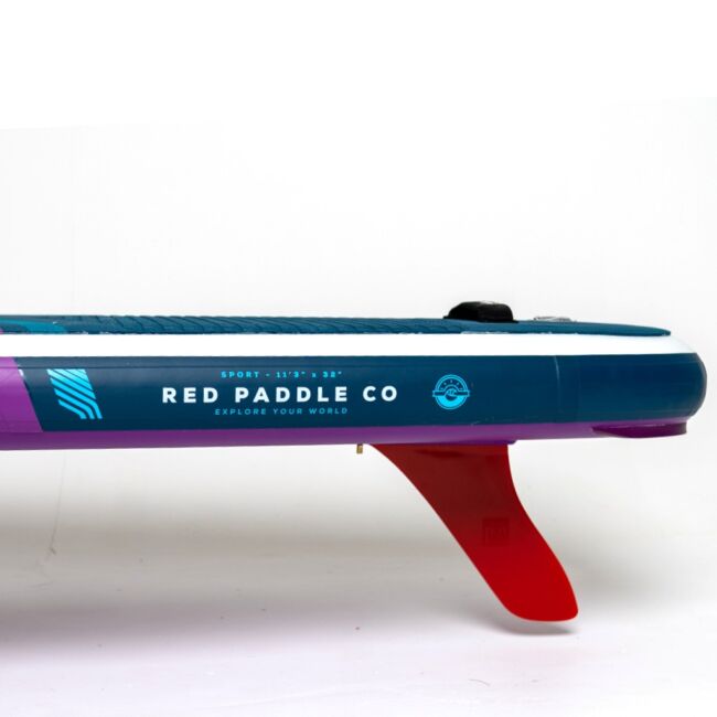 Red Paddle Co, 11´3 Sport MSL - Violett, SUP-bräda - Paket - Red Paddle Co Sport 11.3 Purple bak sidan