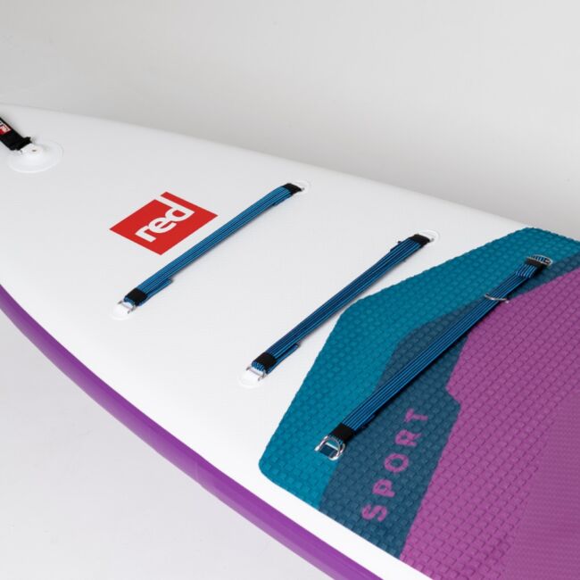 Red Paddle Co, 11´3 Sport MSL - Violett, SUP-bräda - Paket - Red Paddle Co Sport 11.3 Purple fram ovan