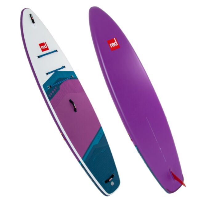 Red Paddle Co, 11´3 Sport MSL - Violett, SUP-bräda - Paket - Red Paddle Co Sport 11.3 Purple ovan under