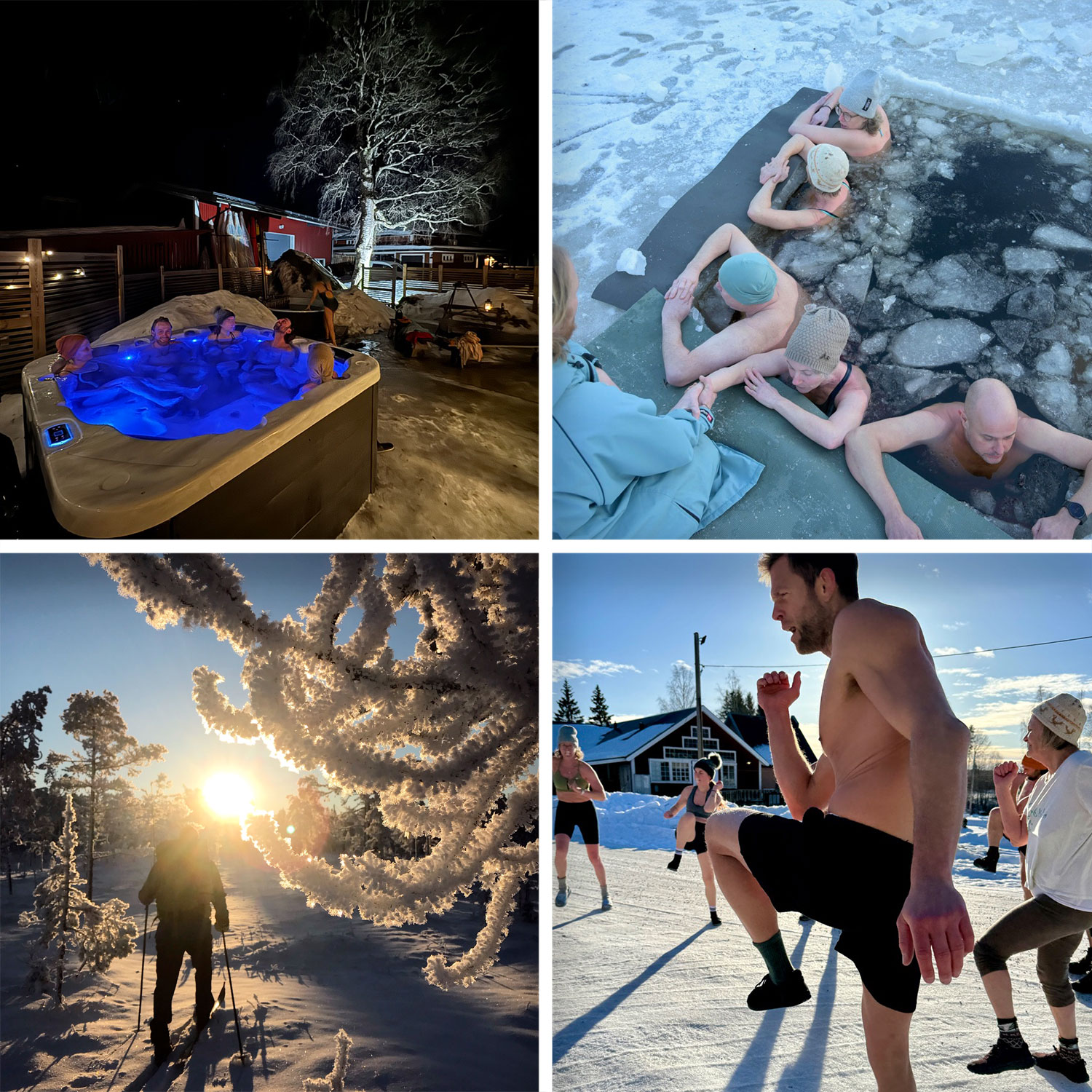 Nordic Vitality Weekend – with ice baths, breathwork, and a traditional ski tour