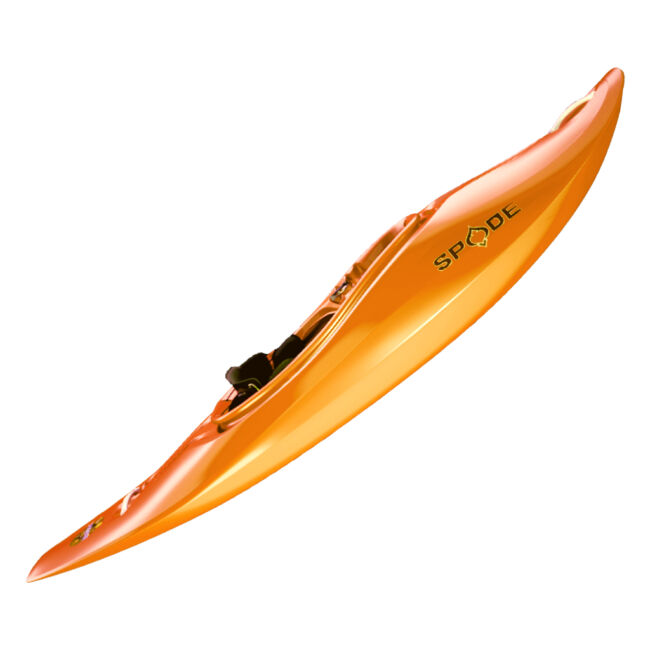Spade, Starfire, forskajak half slice - Spade Kayaks Starfire orange forskajak