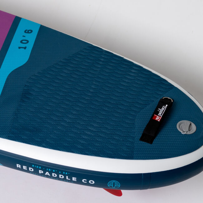 Red Paddle Co, 10´6 Ride MSL - Violett, SUP-bräda - Paket - Red Paddle Co 23 Ride 10.6 Purple ovan bak
