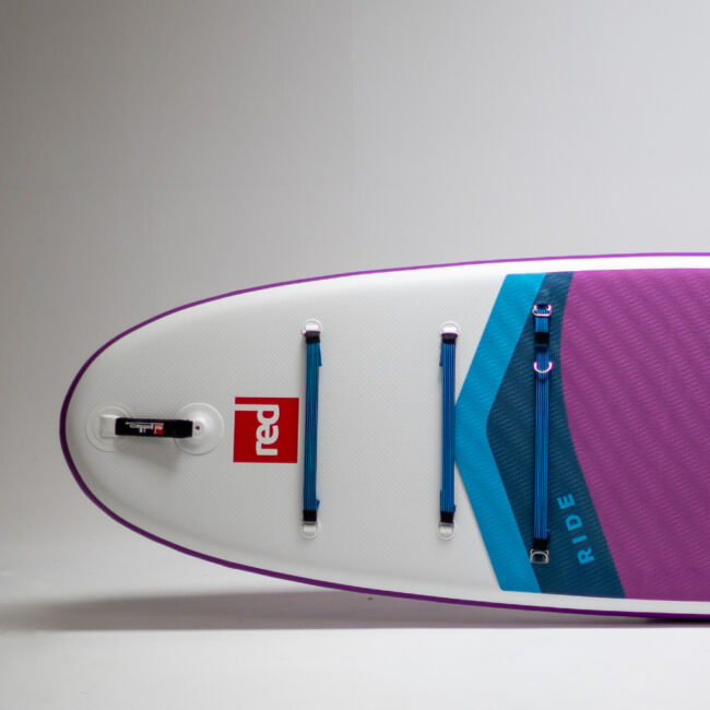 Red Paddle Co, 10´6 Ride MSL - Violett, SUP-bräda - Paket - Red Paddle Co 23 Ride 10.6 Purple ovan fram
