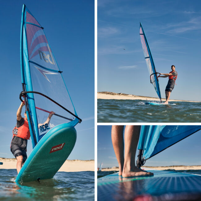 Red Paddle Co, Windsurf Rig, vindsegel till SUP-bräda - Red Paddle Co Windsurf 107 lifestyle
