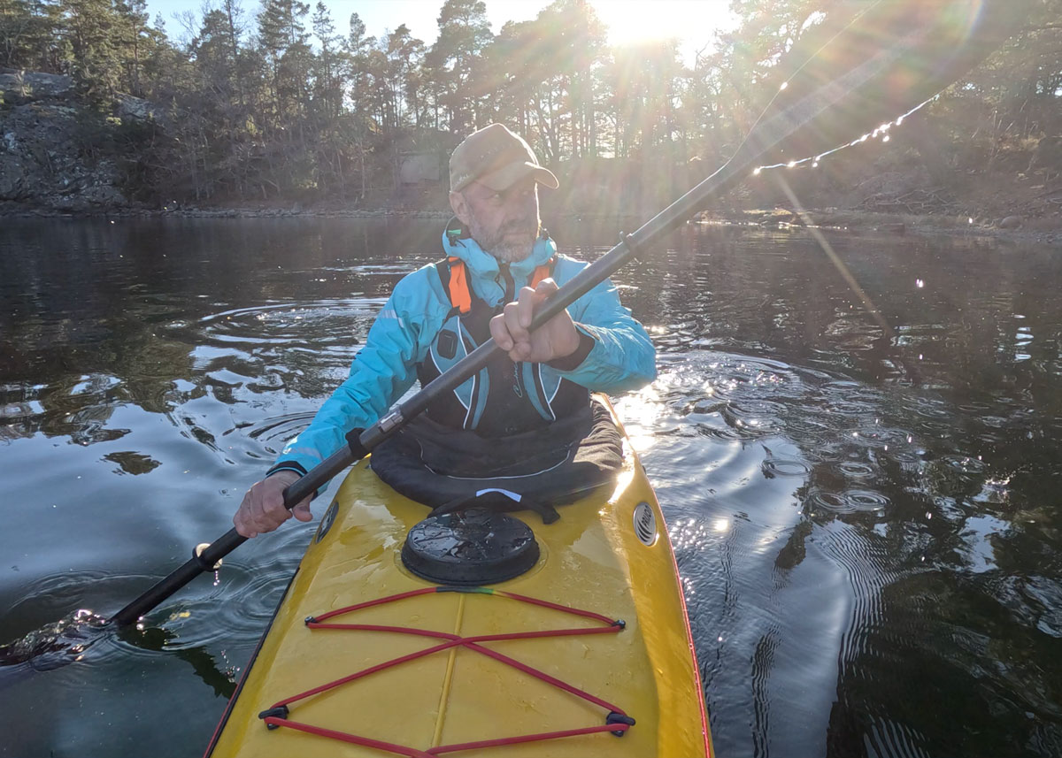 Patrik Forsling testpaddling Prijons Touryak 500